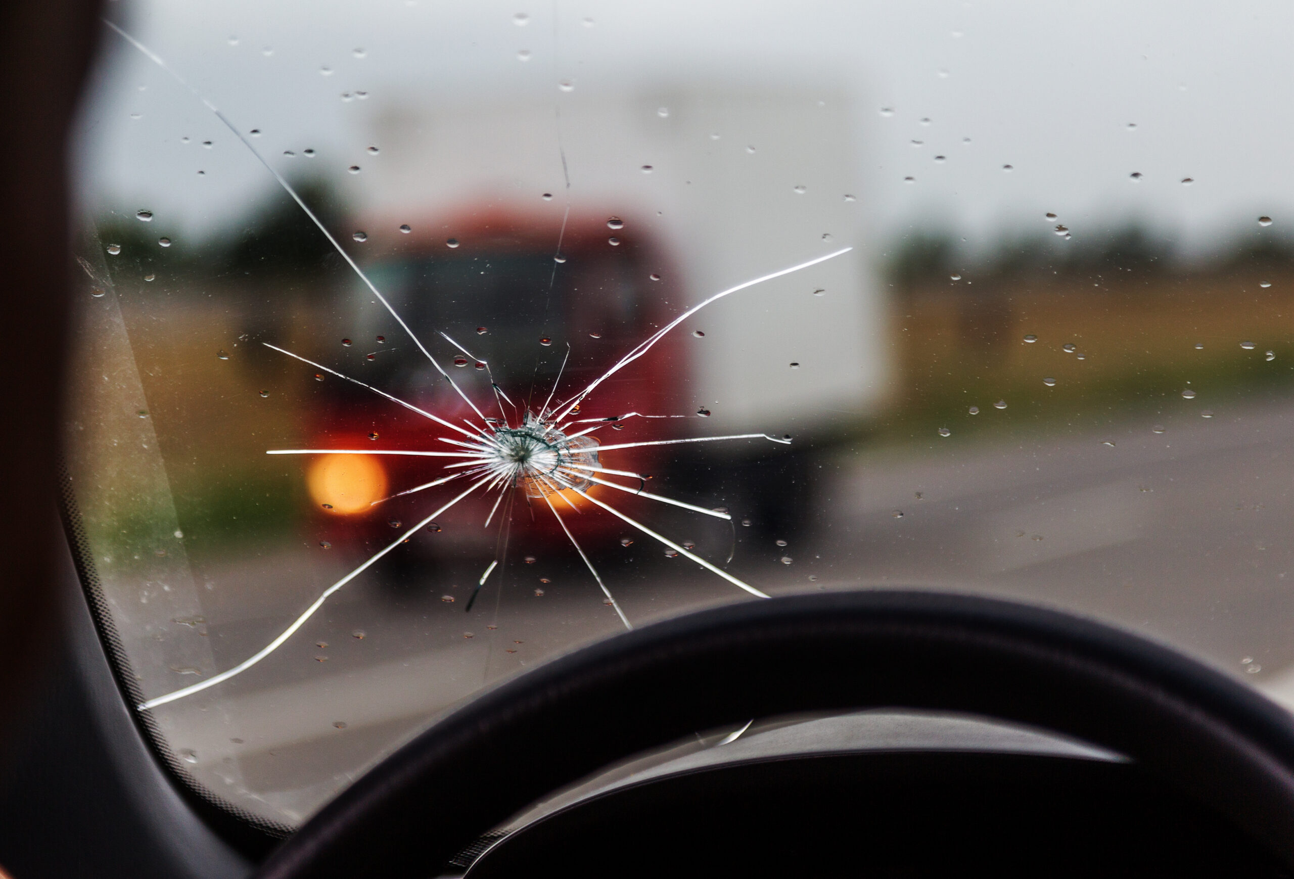 Big Crack in the Windshield
